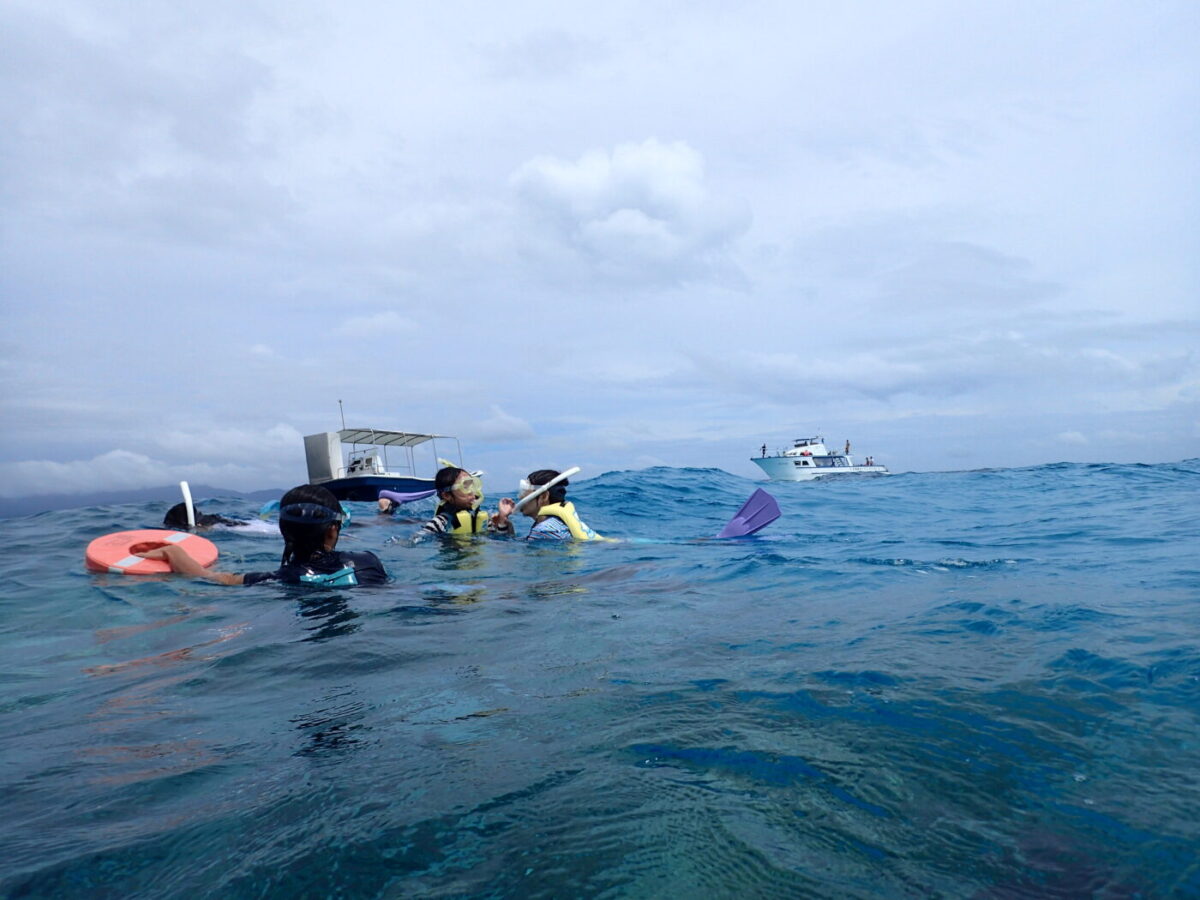 小学生でもばっちりシュノーケリング