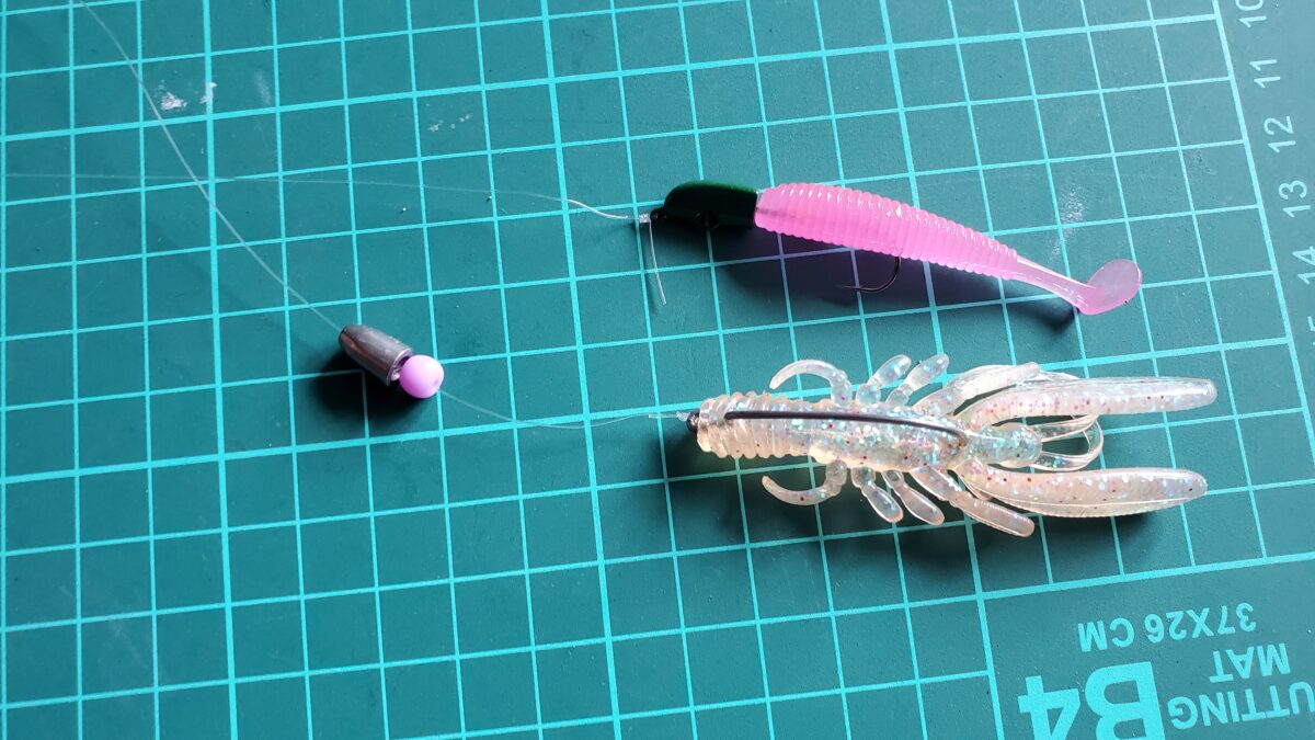 2023泳ぎ釣りはオフセットフックも