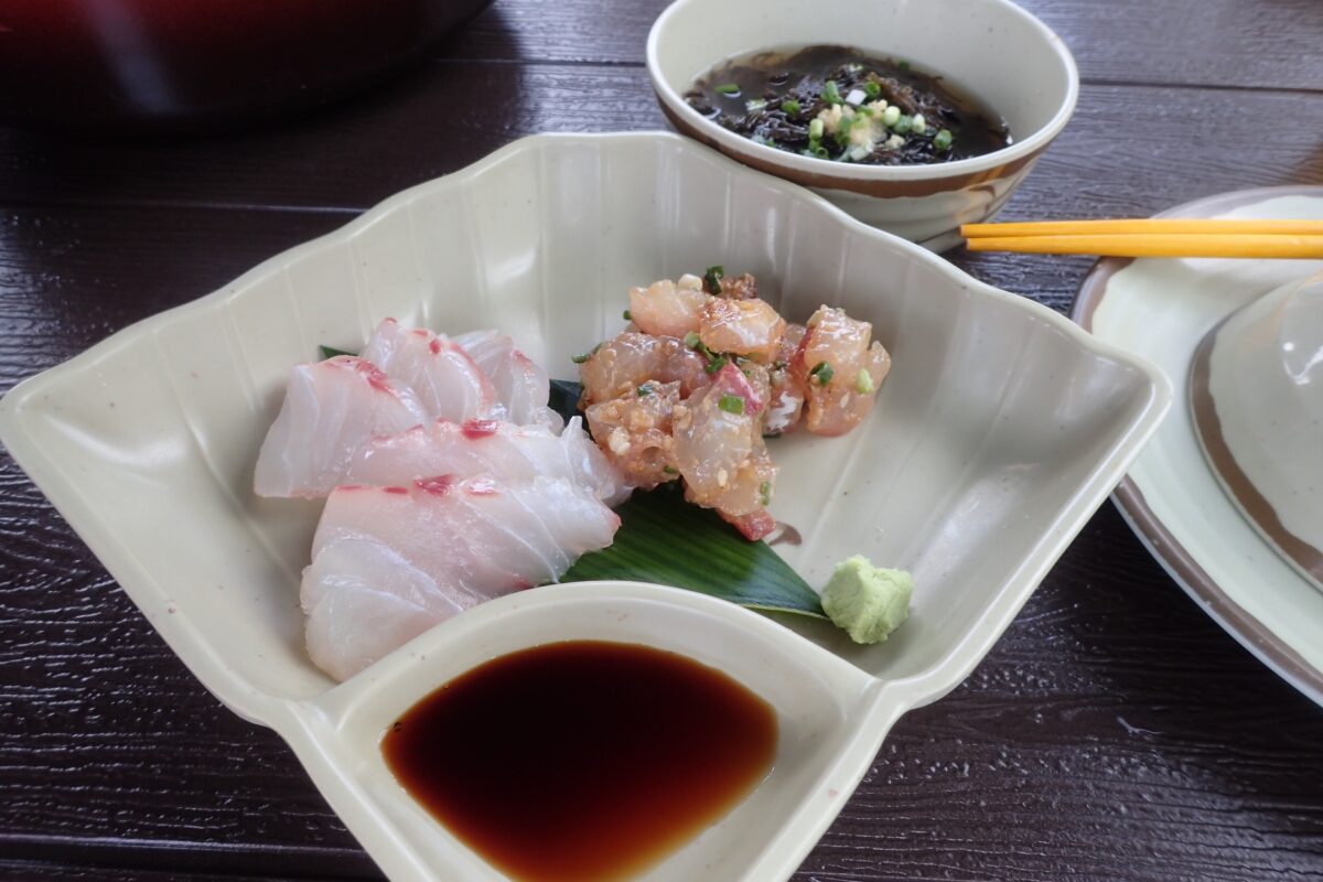 刺身となめろう