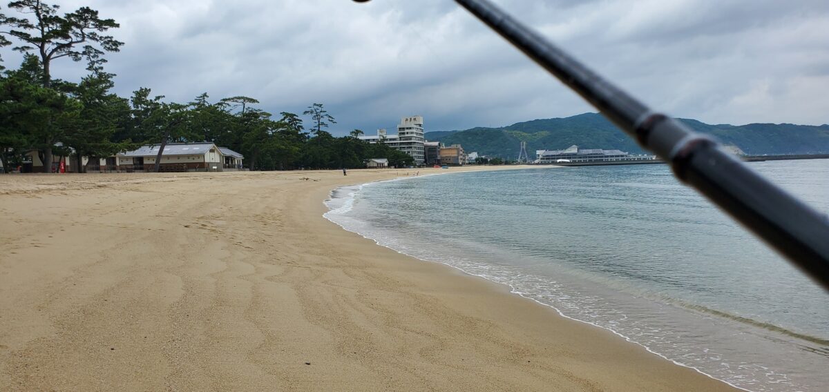 やはり平日の釣りは良い大浜海岸