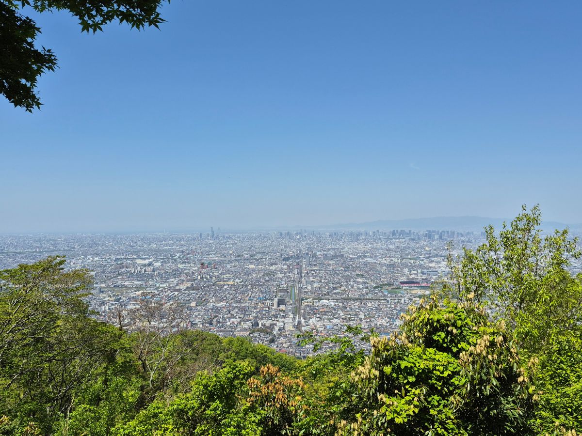 客坊展望台から大阪平野
