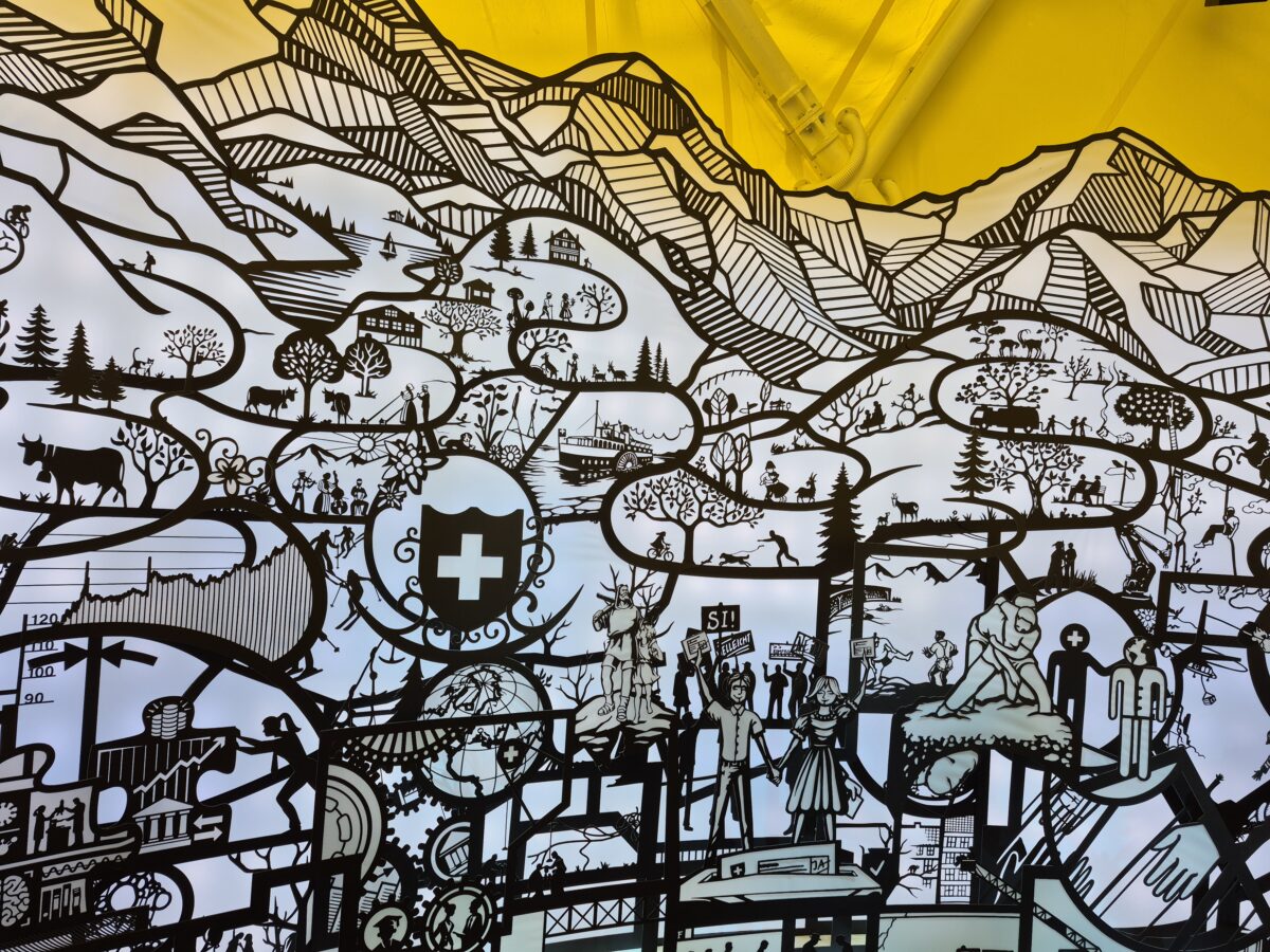 スイス：ステンドグラスの言うのだろうか？