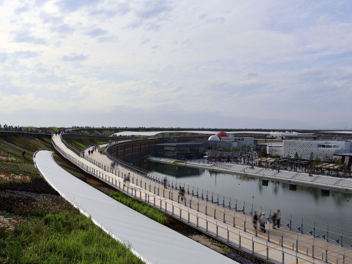 大屋根リングの南エリア